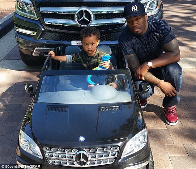 Ο 50 Cent με τον γιο του