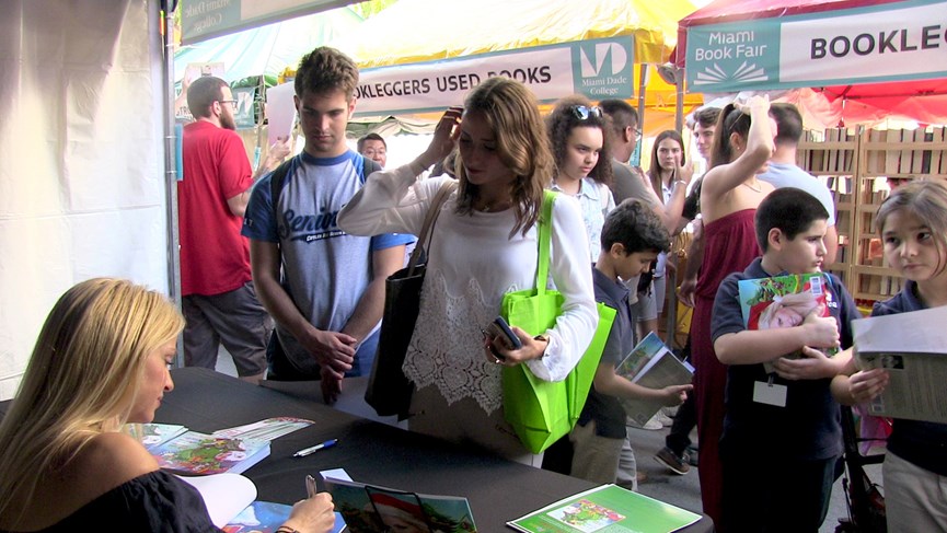 Η Μαρί Κυριακού στο Διεθνές φεστιβάλ βιβλίου στο Μαιάμι
