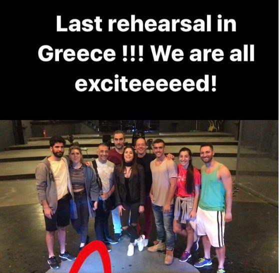 H Demy στη τελευταία της πρόβα στην Ελλάδα για την Eurovision