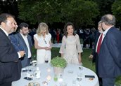 Η Γιάννα Αγγελοπούλου Δασκαλάκη με δημοσιογράφους και την πρόεδρο της ΕΣΗΕΑ, κα Μαρία Αντωνιάδου