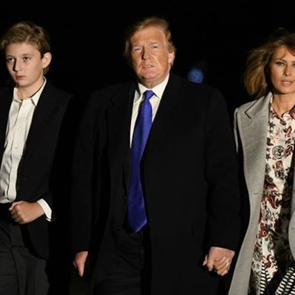 Θετικός στον κορονοϊό ο 14χρονος γιος του Ντόναλντ Τραμπ