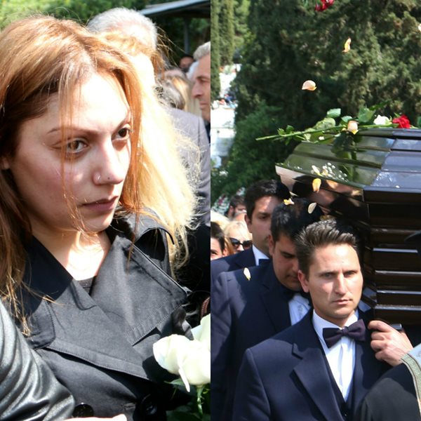Μαρία Ψάλτη: Τραγική φιγούρα στην κηδεία του πατέρα της, Στάθη Ψάλτη