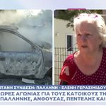 Ελένη Γερασιμίδου: Κάηκε το σπίτι της στην Παλλήνη - &amp;quot;Στις 4 τα ξημερώματα μας έπνιξε ο καπνός&amp;quot;