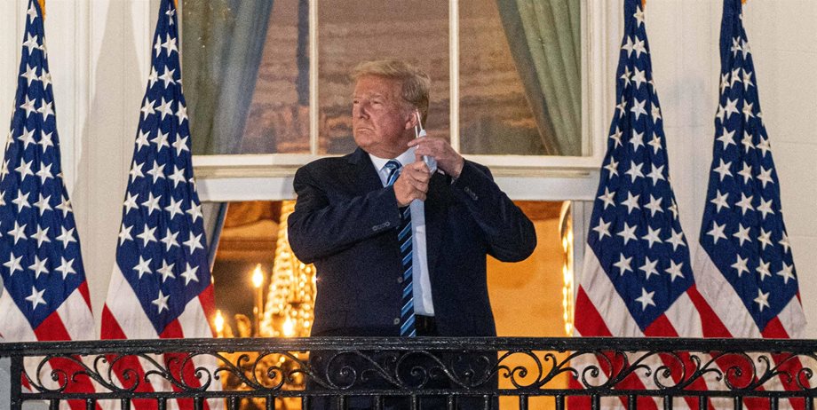 Ντόναλντ Τραμπ: Επέστρεψε στον Λευκό Οίκο και έβγαλε τη μάσκα - "Μη φοβάστε τον κορονοϊό" 