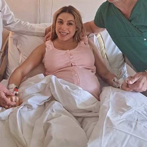 Μαρία Καρλάκη: Οι πρώτες φωτογραφίες με τον νεογέννητο γιο της και τον πατέρα του μωρού