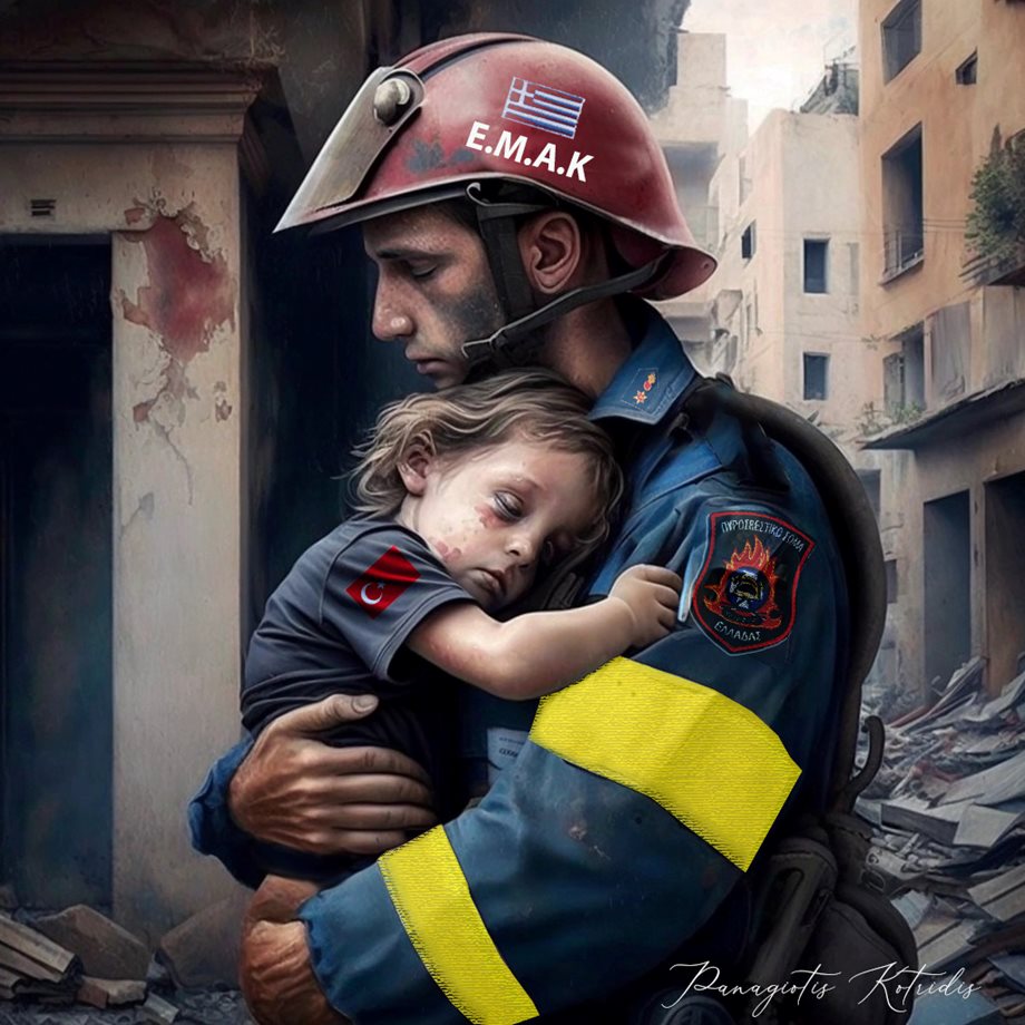 Σεισμός Τουρκία: Η φωτογραφία που έγινε viral και η ανάρτηση του δημιουργού της