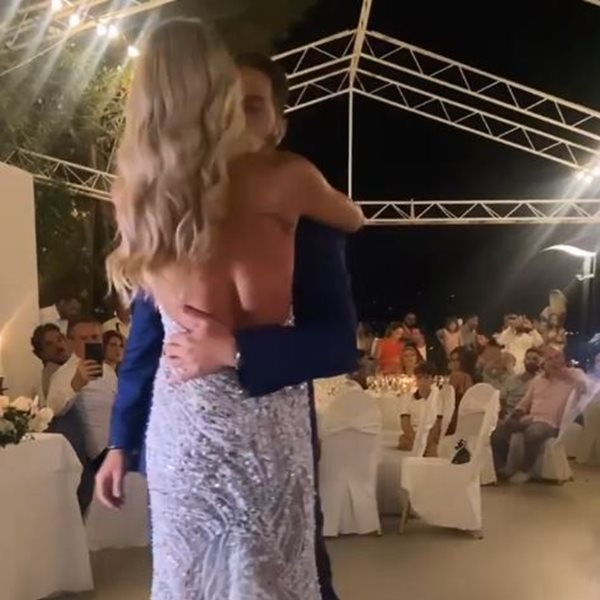 Ηλίας Βρεττός - Αναστασία Δεληγιάννη: Η γαμήλια δεξίωση και ο πρώτος τους χορός μετά τον γάμο 