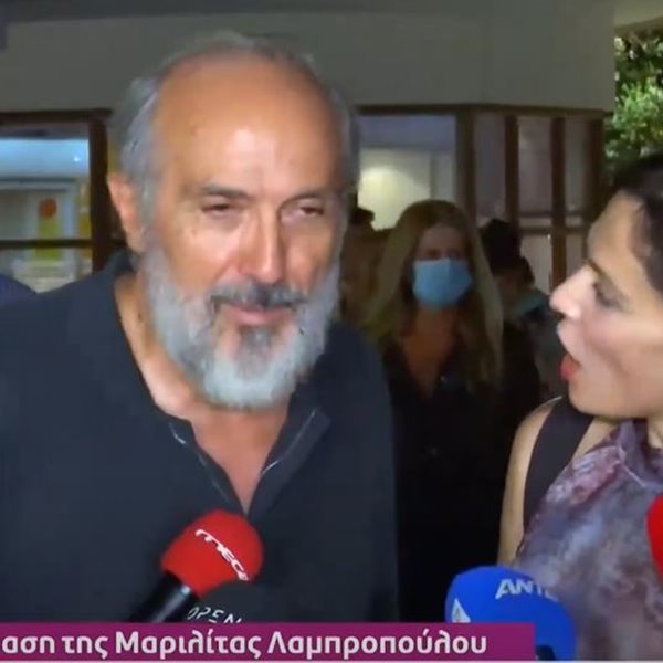 Γιάννης Νταλιάνης: Αποχώρησε από τις κάμερες μετά τις ερωτήσεις για τον "Σασμό" - Η αντίδραση της Μαριλίτας Λαμπροπούλου