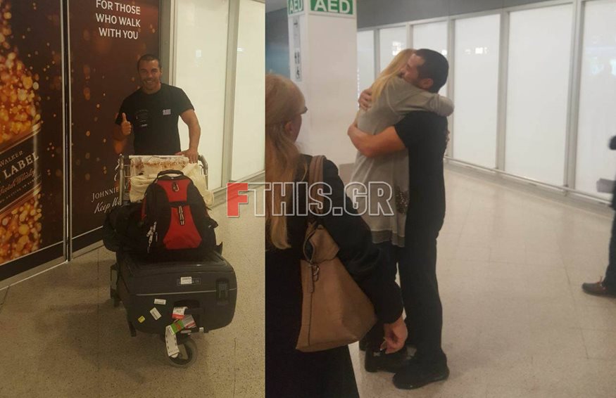 Nomads: Ο Μιχάλης Ζαμπίδης επέστρεψε στην Ελλάδα - Αποκλειστικές φωτογραφίες από το αεροδρόμιο!
