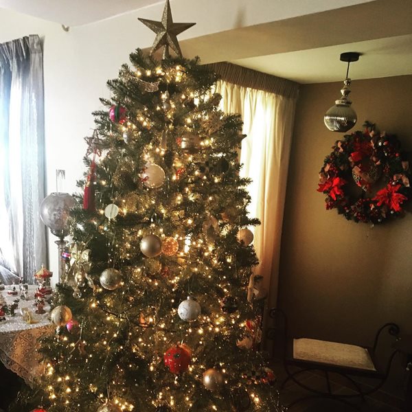Μετακόμισε σε νέο σπίτι και στόλισε αυτό το Χριστουγεννιάτικο δέντρο!