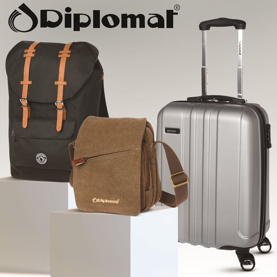 Diplomat: Τσαντάκια και βαλίτσες παντού και πάντα μαζί σας