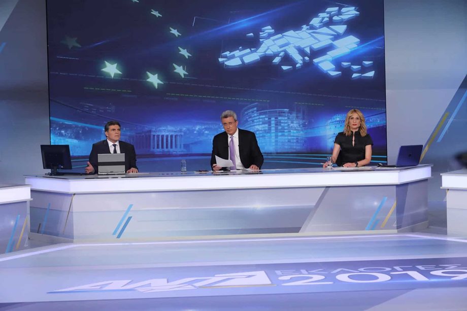 Στην κορυφή της τηλεθέασης ο ΑΝΤ1 τη βραδιά των εκλογών