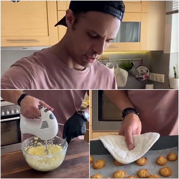 Ο Σάββας Πούμπουρας φτιάχνει βήμα-βήμα μπισκότα βουτύρου μόνο με 5 υλικά! (Βίντεο)