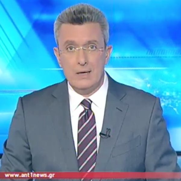 Πρεμιέρα για τον Νίκο Χατζηνικολάου στο κεντρικό δελτίο ειδήσεων του ANT1: Δείτε την έναρξη