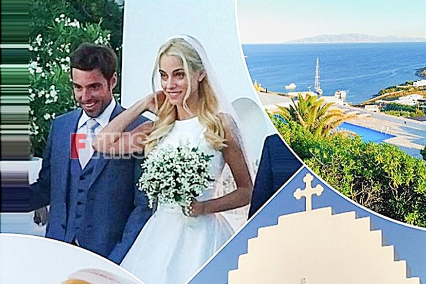 Paparazzi! Δούκισσα Νομικού - Δημήτρης Θεοδωρίδης: Νέες φωτογραφίες από τον γάμο τους στην Μύκονο!