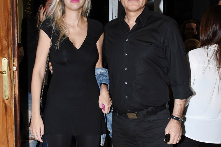 Έλληνας ηθοποιός σε βραδινή έξοδο με την κατά 30 χρόνια μικρότερη σύντροφό του!