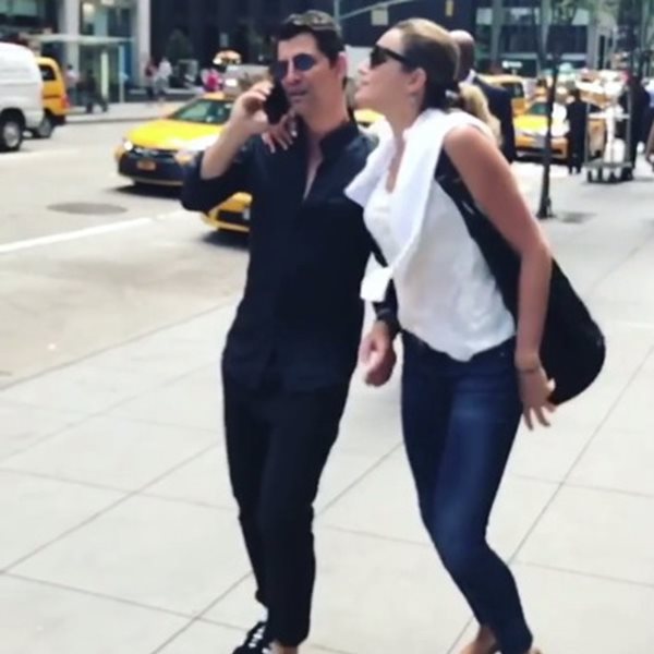 Κάτια Ζυγούλη: Το τρυφερό φιλί στον Σάκη Ρουβά στους δρόμους της Νέας Υόρκης την ώρα που αυτός ήταν θυμωμένος