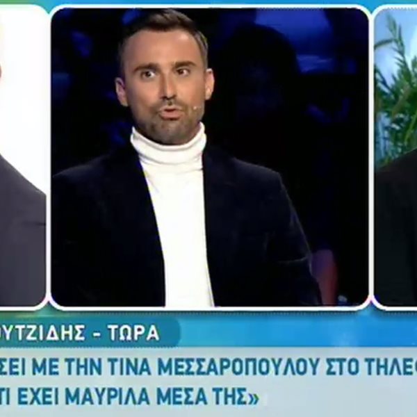 Ο Γιώργος Καπουτζίδης απάντησε on air στις κατηγορίες της Τίνας Μεσσαροπούλου: "Σήμερα το πρωί είπε ψέματα ότι δεν με κατονόμασε ποτέ"