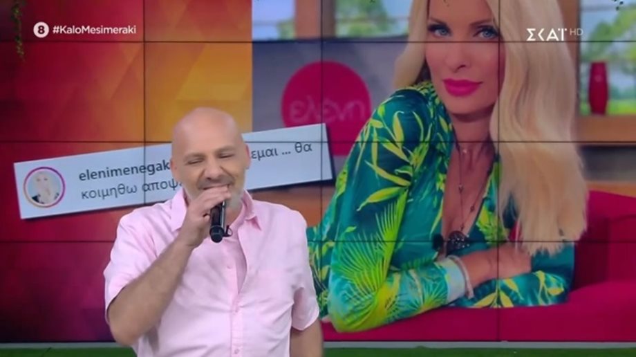 Νίκος Μουτσινάς: Έτσι αποχαιρέτησε την Ελένη Μενεγάκη μέσα από την εκπομπή του