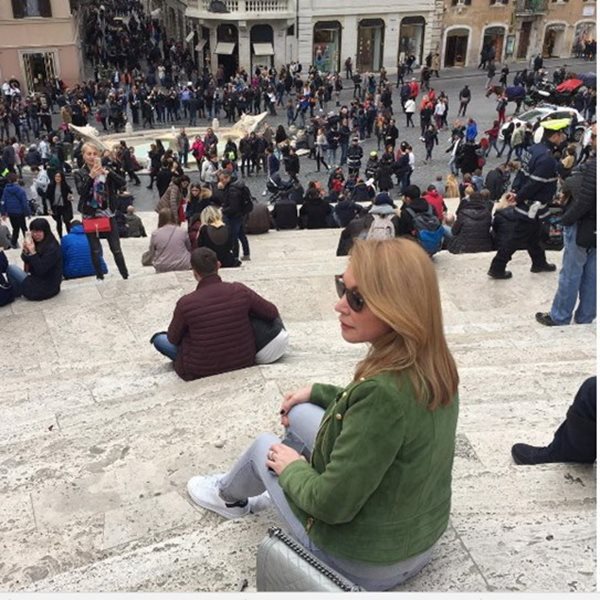 Τατιάνα Στεφανίδου: Το video που δημοσίευσε στο Instagram από το ταξίδι της στη Ρώμη