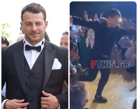 Γιώργος Αγγελόπουλος: Το ζεϊμπέκικο που χόρεψε στη δεξίωση του γάμου του με τη Δήμητρα Βαμβακούση