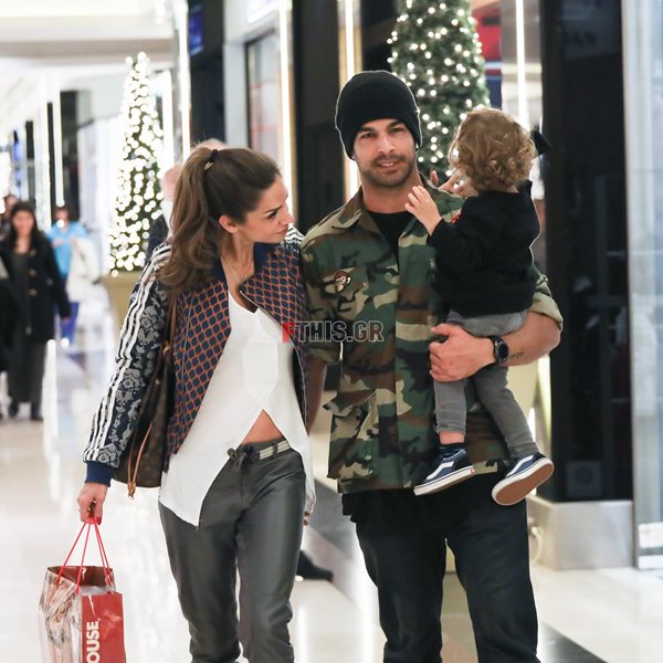 Paparazzi: Ο Νίκος Αναδιώτης και η Βασιλική Σταματοπούλου για shopping therapy με τον γιο τους