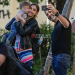 Paparazzi! Θοδωρής Αθερίδης: Βόλτα μαζί με την κόρη του, Φωτεινή και τον εγγόνο του 