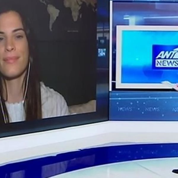 Η Χριστίνα Μπόμπα στο κεντρικό δελτίο ειδήσεων του ΑΝΤ1: “Έχω λίγους πόνους, μια μικρή εξάντληση”