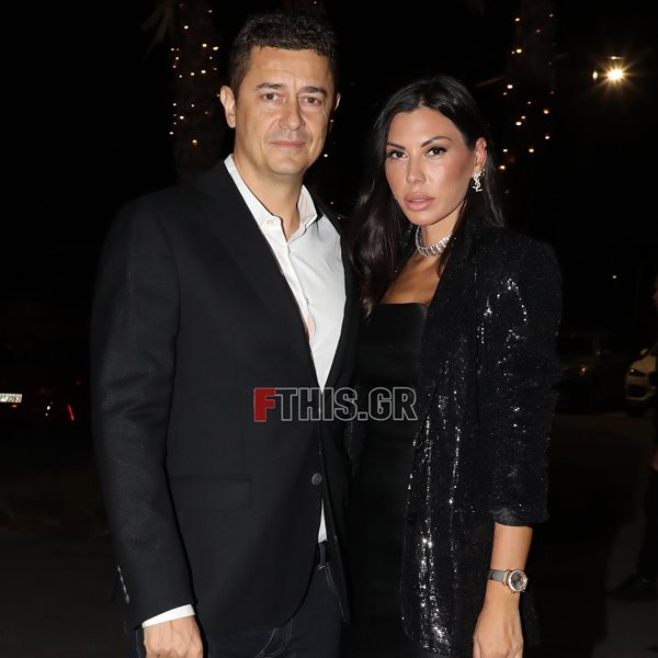 Αντώνης Σρόιτερ: Βραδινή έξοδος με τη σύζυγό του, Ιωάννα Μπούκη 