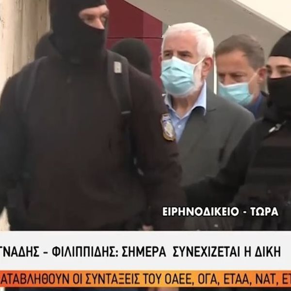 Δημήτρης Λιγνάδης – Πέτρος Φιλιππίδης: Έφτασαν μαζί στο δικαστήριο 