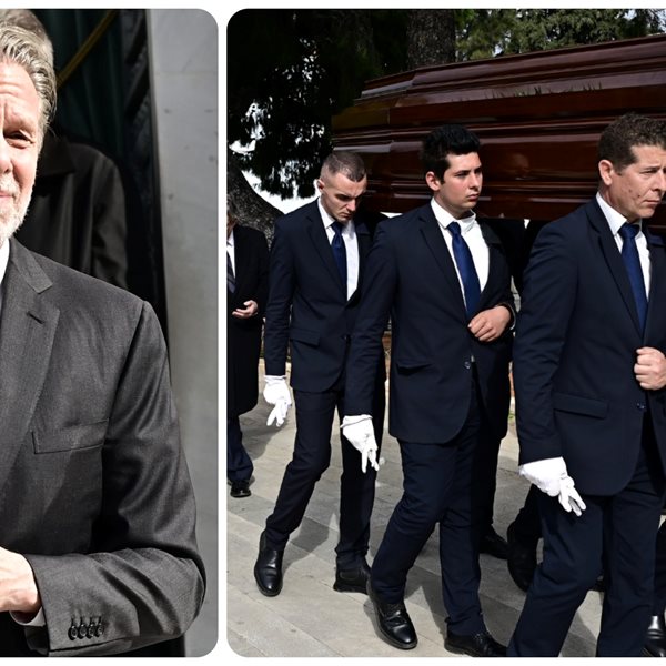 Αιμιλία Γερουλάνου: Συγκίνηση στην κηδεία της μητέρας Παύλου Γερουλάνου - Παρόντες ο Παύλος και η Άννα Μαρία (Φωτό)