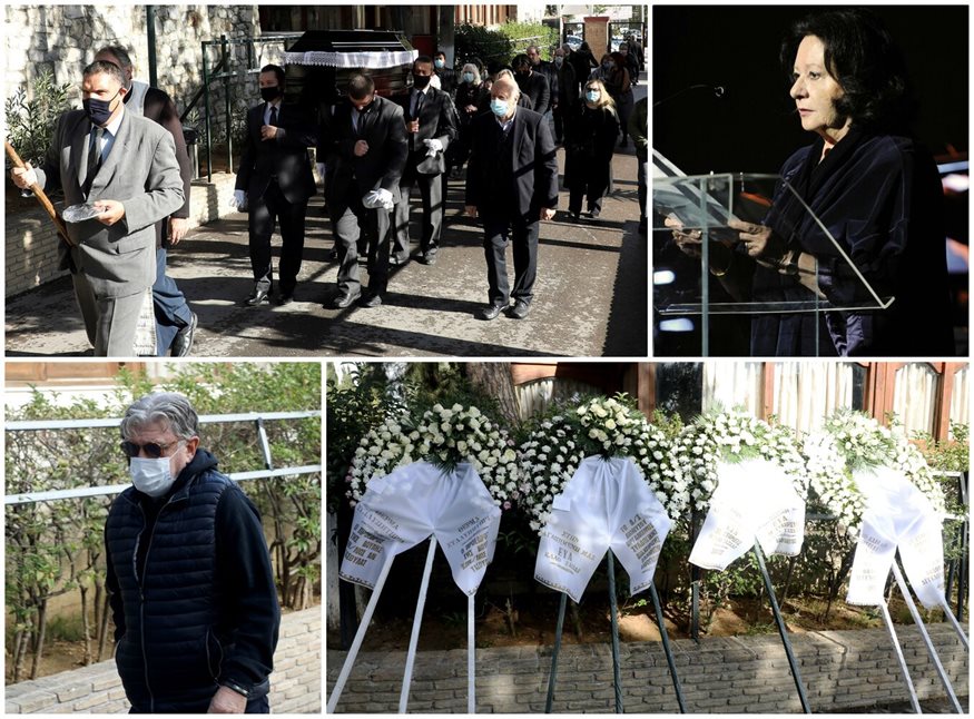 Εύα Κοταμανίδου: Θλίψη στην κηδεία της αγαπημένης ηθοποιού 