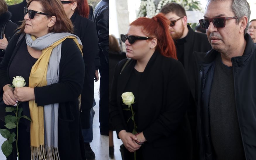 Συντετριμμένοι Σταυροπούλου – Μπάρκα – Χατζηπαναγιώτης στην κηδεία της Κικής Δημουλά 