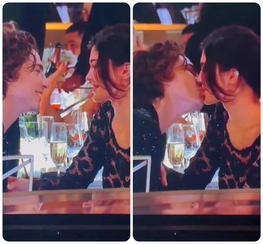 Χρυσές Σφαίρες 2024: Το φιλί της Κάιλι Τζένερ με τον Τίμοθι Σάλαμε έγινε παγκόσμιο viral