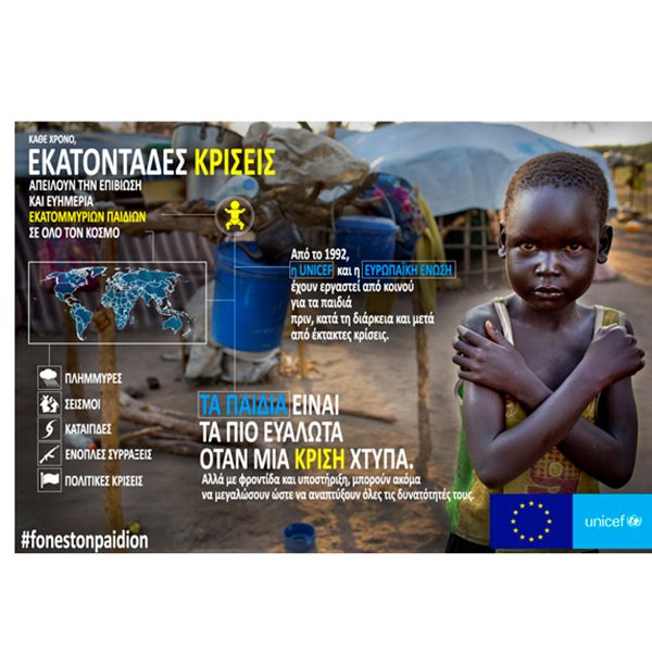 E.E - Unicef: "Φωνές των παιδιών σε καταστάσεις έκτακτης ανάγκης"