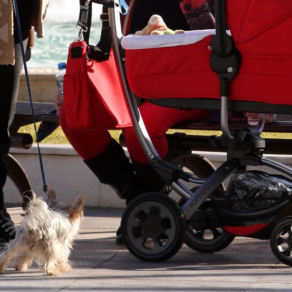 Η Ελληνίδα celebrity μόλις σαράντησε και βγήκε βόλτα με το νεογέννητο μωράκι και το σκυλάκι της