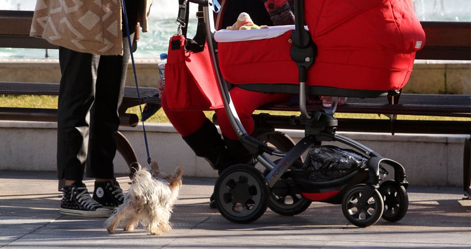 Η Ελληνίδα celebrity μόλις σαράντησε και βγήκε βόλτα με το νεογέννητο μωράκι και το σκυλάκι της