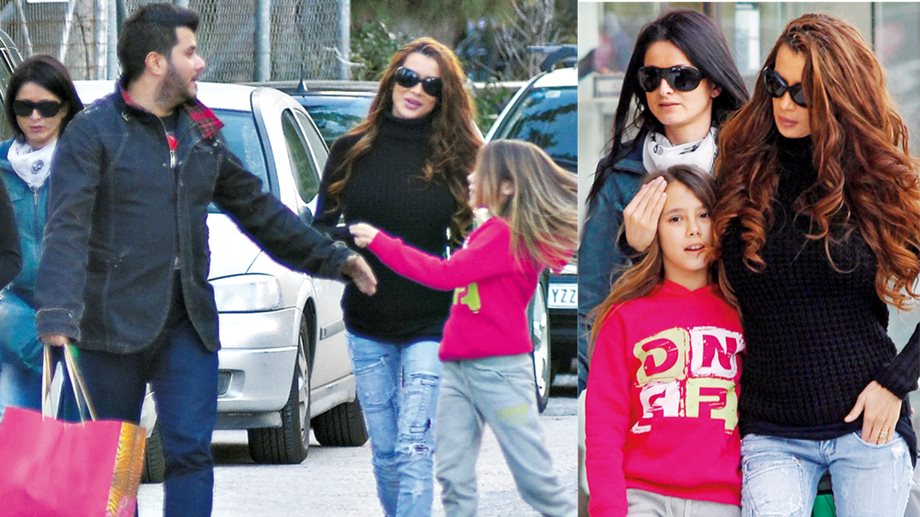 Πάολα: Οικογενειακή έξοδος με την κόρη της, Παολίνα και τον πατέρα της μικρής. Δείτε φωτογραφίες 