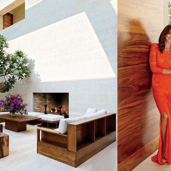Η Cindy Crawford φωτογραφίζεται στην εξοχική της κατοικία με το σύζυγο της