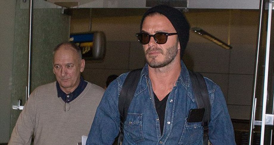 David Beckham: Στο αεροδρόμιο με τον μπαμπά του!