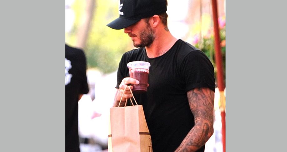 David Beckham: Incognito με το smoothie στο χέρι