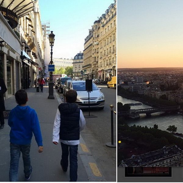 Ελληνίδα ηθοποιός κάνει Πάσχα στο Παρίσι με τα παιδιά της. Δείτε φωτογραφίες