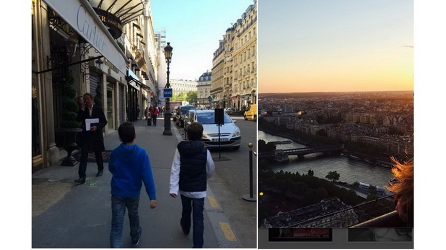 Ελληνίδα ηθοποιός κάνει Πάσχα στο Παρίσι με τα παιδιά της. Δείτε φωτογραφίες