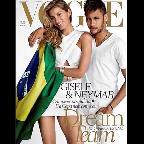 Μετά τον Ronaldo & τη Shayk, η Gisele ποζάρει σε εξώφυλλο περιοδικού με τον Neymar