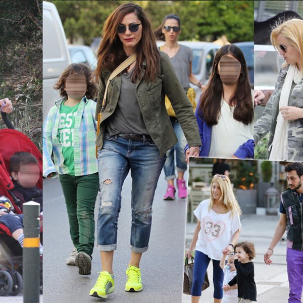Οι celebrities βγαίνουν βόλτες με τα παιδιά τους και ο φακός του FTHIS.GR τους ακολουθεί