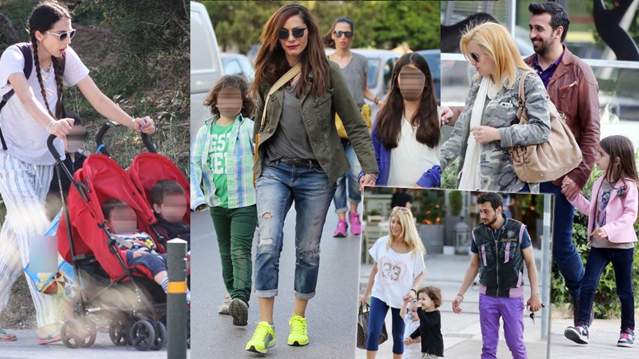 Οι celebrities βγαίνουν βόλτες με τα παιδιά τους και ο φακός του FTHIS.GR τους ακολουθεί