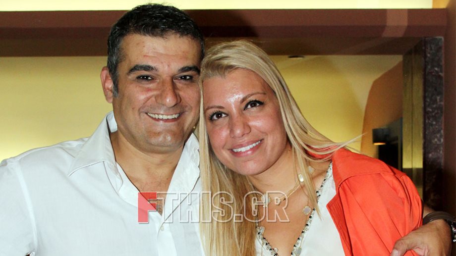 O Κώστας Αποστολάκης με τη σύζυγό του, Αμέλια Αναστασάκη