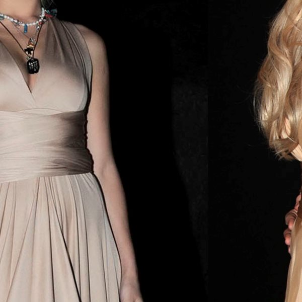 Η μία τραγουδίστρια, η άλλη παρουσιάστρια... Φόρεσαν το ίδιο φόρεμα, όμως κάποια το "πρόλαβε" έξι μήνες νωρίτερα 