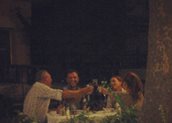 Αργύρης Αγγέλου. Καλοκαιρινές βραδιές με φίλους του, διασκεδάζοντας υπό το φώς της πανσελήνου.