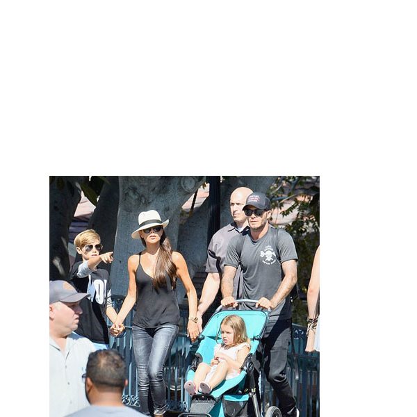 David Beckham: Στην Disneyland με την οικογένειά του